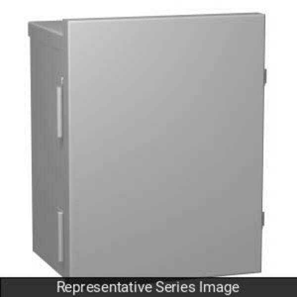 Type 3R Hinge Lift Off Cover, 20 x 16 x 6, Steel/Gray, Hammond, Mfr#: C3R20166HCLO