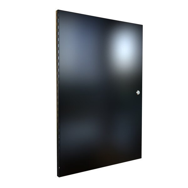 16U SOLID RACKMOUNT DOOR BLK, Hammond, Mfr#: RSDP19028BK2