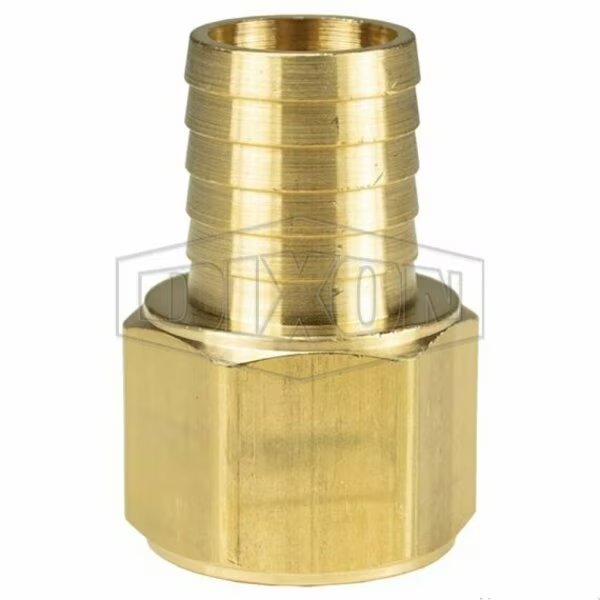 Solid Insert, 1 in, FNPT x Hose Barb, Brass, Domestic, Dixon, Mfr#: 1041616C