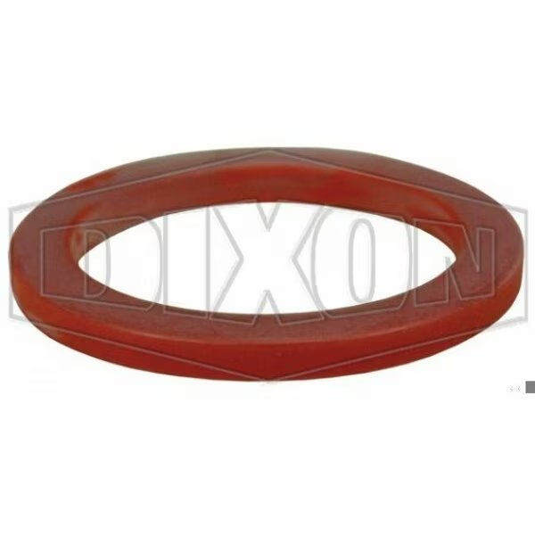 Cam and Groove Encapsulated Gasket, 1-1/4 in Nominal, 1-11/32 ID x 1-15/16 OD x 1/4 in Thick, Domest, Dixon, Mfr#: 125-G-TES