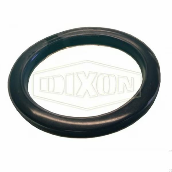 Cam and Groove Encapsulated Gasket, 2-1/2 in Nominal, 2-3/8 ID x 3-1/8 OD x 1/4 in Thick, Domestic, Dixon, Mfr#: 250-G-TEV