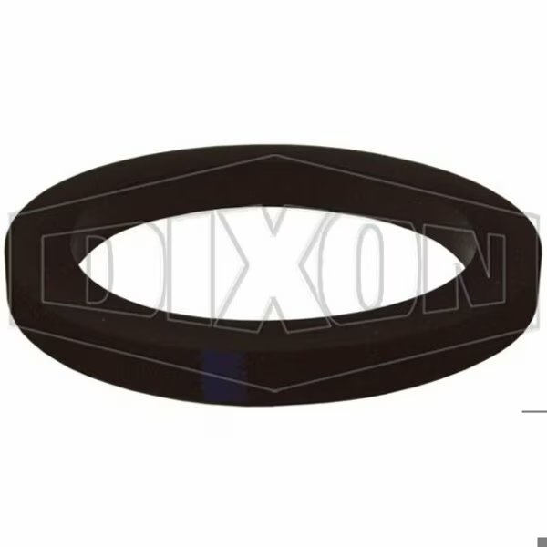 Cam and Groove Gasket, 8 in Nominal, 8-1/8 ID x 9-5/16 OD x 11/32 in Thick, Buna-N, Domestic, Dixon, Mfr#: 800-G-BU
