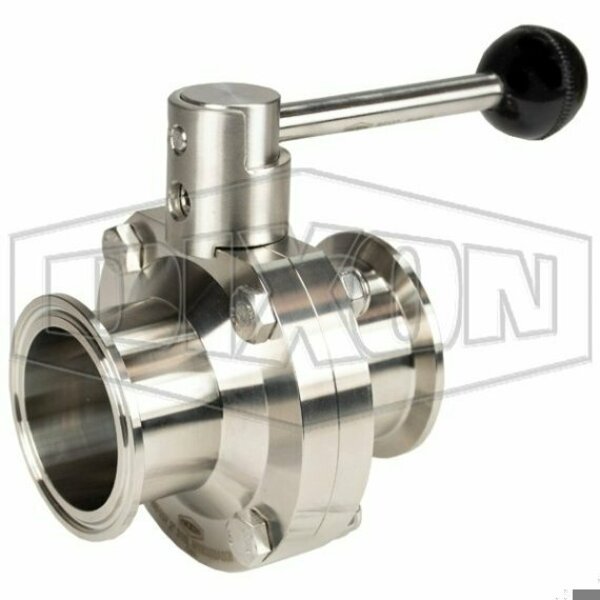 6 in CLAMP END BUTTERFLY VALVE W/ PULL, Dixon, Mfr#: B5107S600CC-A