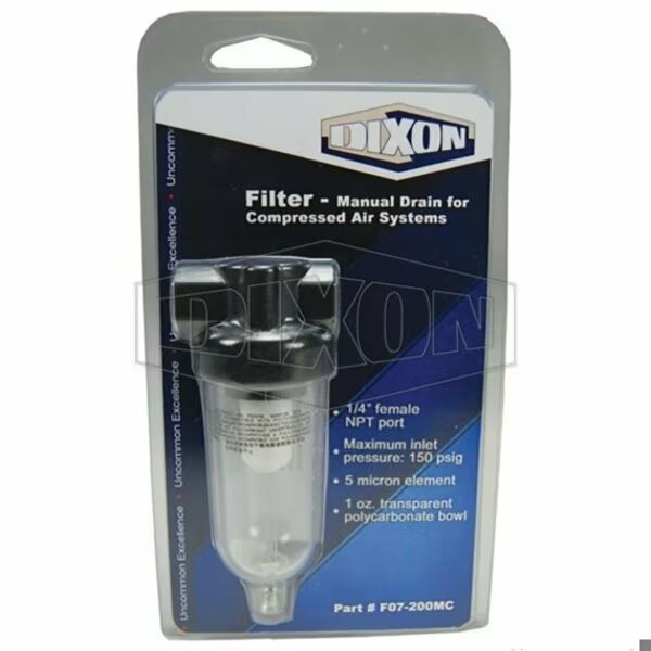 PNEUMATIC DISPLAY 1/4 in SERIES1 CARDED MINI, Dixon, Mfr#: PND-F07-200MC