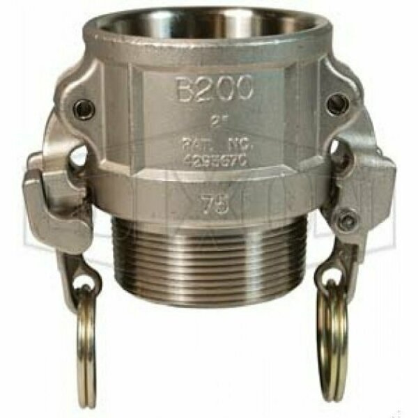 EZ Boss-Lock Type B Cam and Groove Coupler, 1-1/4 in Nominal, Female Coupler x MNPT End Style, Dome, Dixon, Mfr#: RB125EZ