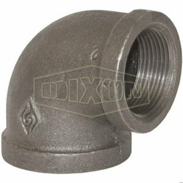 90Deg Reducing Elbow, 1/4 x 1/8 in Nominal, FNPT End Style, Iron, Dixon, Mfr#: REL2518