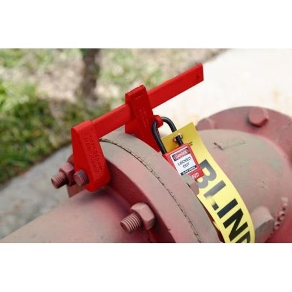 BLIND FLANGE LOCKOUT PIPE SIZE KDD501, Accuform, Mfr#: KDD501