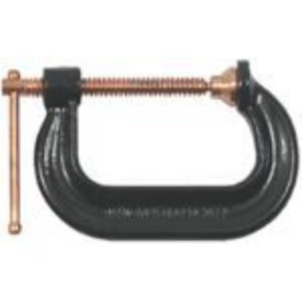 3 Drop Forged CClamp With Copper Coated Spindle, CDF403CHV, Bessey, Mfr#: CDF403CHV
