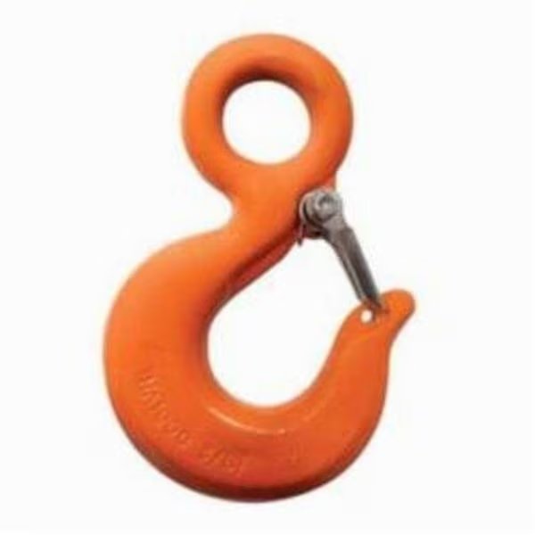 Rigging Hook With Latch, 1 Ton Load, 80 Grade, Eye Attachment, 093 In Hook Opening, Cm, Mfr#: M6502A