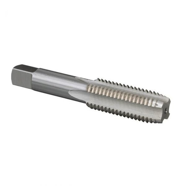 Straight Flute Hand Tap, Series TA, Metric, M6x1 Thread, Plug Chamfer, 4 Flutes, HSS, Bright, Righ, Tap America, Mfr#: T/AP6X1