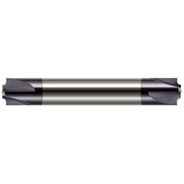 Corner Rounding End Mill - 4 Flute - Flared, 0.0060