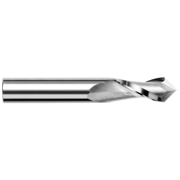 Drill/End Mill - Drill Style - 2 Flute, 0.2500