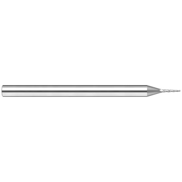 Miniature End Mill - Tapered - Square, 0.0600
