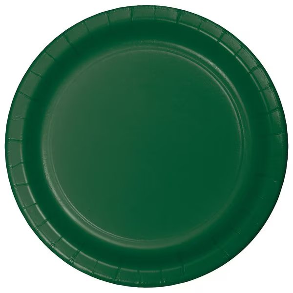 Hunter Green Banquet Plates, 10", 240PK, Touch Of Color, Mfr#: 503124B
