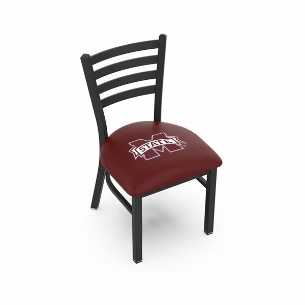 BlackLogo Chair, VinylSeat, Holland Bar Stool Co, Mfr#: L00418MssStU