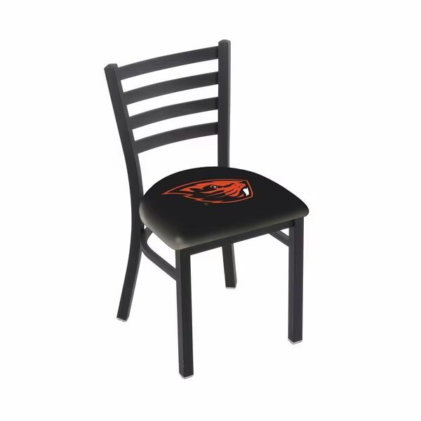 BlackLogo Chair, VinylSeat, Holland Bar Stool Co, Mfr#: L00418OregSt