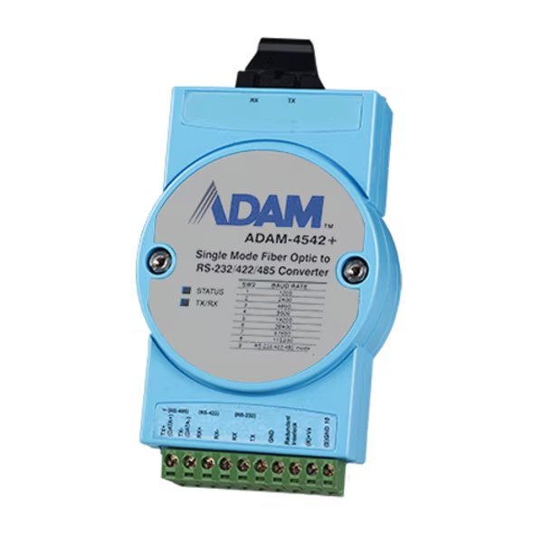 Fiber Optic To Rs-232/422/485 Converter, ADAM-4542+-BE, Advantech, Mfr#: ADAM-4542+-BE