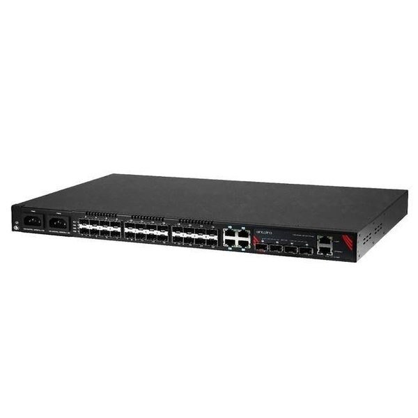 32-Port Industrial Gigabit Managed Ethernet Switch, with 4-10/100/1000 RJ45 Ports, 24-100/1000 SFP S, Antaira, Mfr#: LMX-3228G-10G-SFP-AA