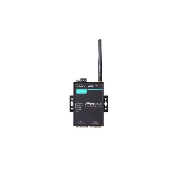 1-port RS-232/422/485 wireless device server with 802.11a/b/g/n WLAN US band, US plug, 12 to 48 VDC, , Moxa, Mfr#: NPort W2150A-W4-US