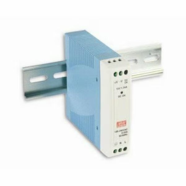 Industrial AC/DC Din Rail Power Supply Single Output 5V 2A 10W, Icomtech, Mfr#: MDR-10-5