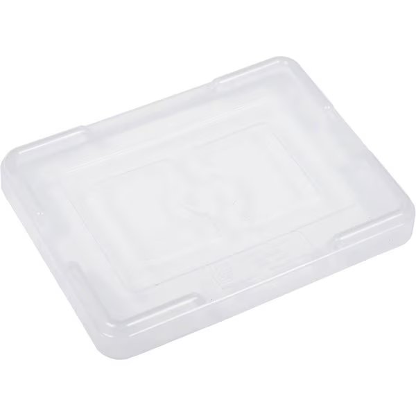 Clear Plastic 10-7/8 in L, 8-1/4 in W, 1 in H, Quantum Storage Systems, Mfr#: COV91000CL