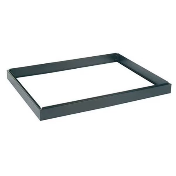 Closed Base for 53W 5 Drawer Flat File, Black, Global Industrial, Mfr#: 506830BK