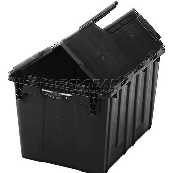 LEWISBINS Eco-Friendly Recycled Flipak Tote - 21.8x15.2x12.9, Orbis, Mfr#: FP182-Black