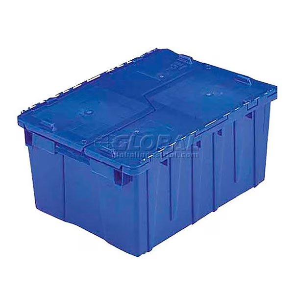 Flipak Distribution Container, 15-3/16 x 10-7/8 x 9-11/16, Blue, Orbis, Mfr#: FP06-BL