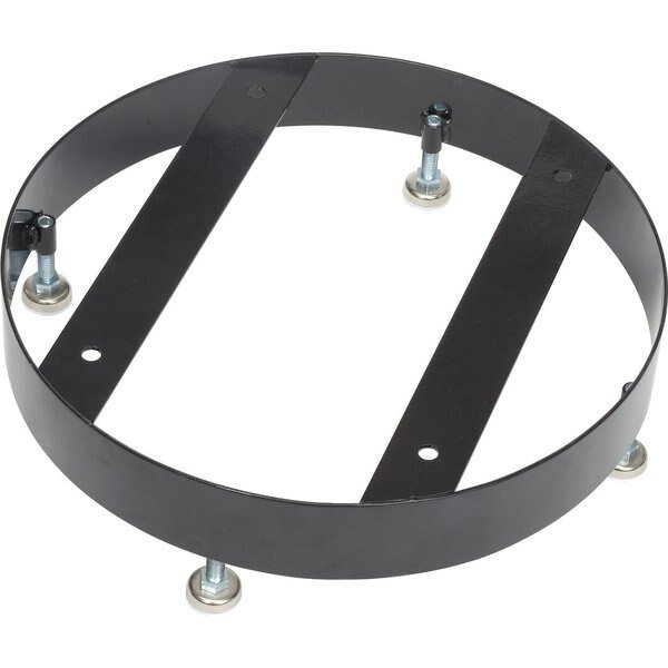 Metal Slatted Trash Receptacle Base, Black, Global Industrial, Mfr#: 641129