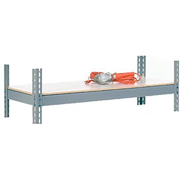 Heavy Duty Tan Shelving 48W x 12D Additional Level, Laminate Deck, Global Industrial, Mfr#: B2297660