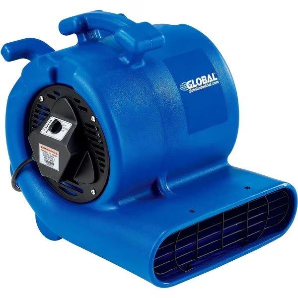 Floor Dryer, 3 Speed, 3/4 HP, 2800 CFM, Global Industrial, Mfr#: 641770