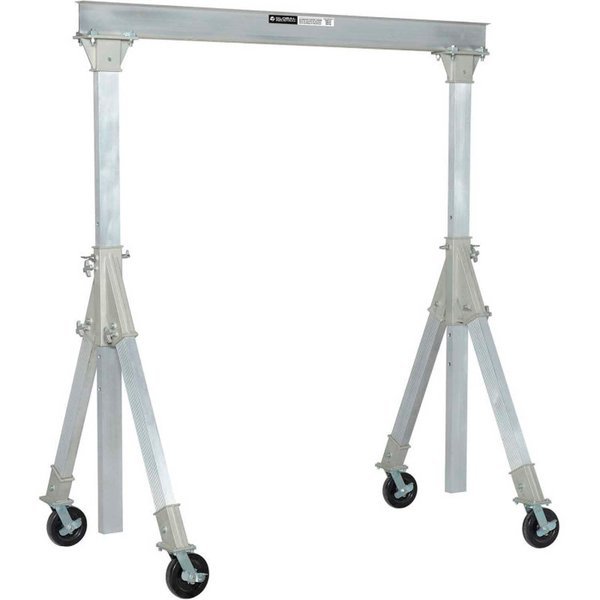 Adjustable Height Aluminum Gantry Crane, 12'W x 7'6-12'H, 2000 Lb. Capacity, Global Industrial, Mfr#: 320872