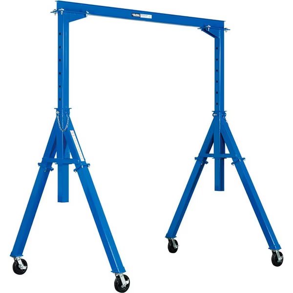 Adjustable Height Steel Gantry Crane, 9'10W x 7'6-12'H, 6000 Lb. Capacity, Global Industrial, Mfr#: 320874