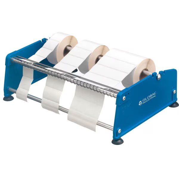 Manual Label Dispenser For Up To 12W Labels, Global Industrial, Mfr#: 412612