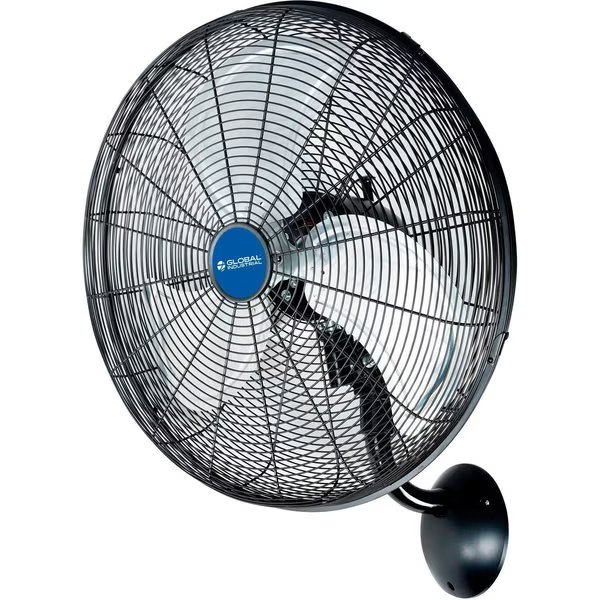 20 Industrial Wall Mounted Oscillating Fan, 5,250 CFM, 1/6 HP, Global Industrial, Mfr#: 293130