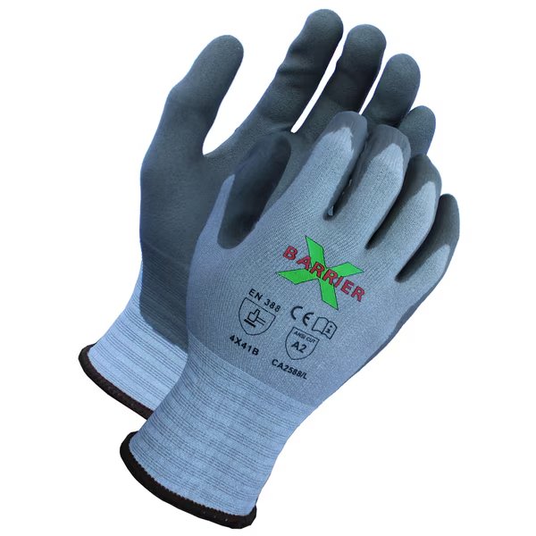 A2 Cut Resistant, Textreme Knit, Luxfoam Coated Glove, S, Xbarrier, Mfr#: CA2588S12