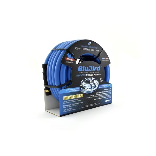 Blubird Air Hose 1/2 In. X 50 Ft., Rmx Industries, Mfr#: BB1250
