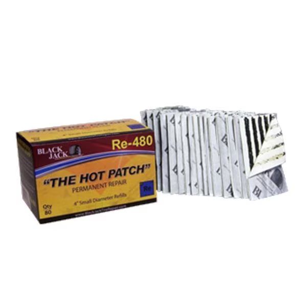 Tire Plugs 4" Black SMalayal Diameter, Blackjack, Mfr#: RE-480