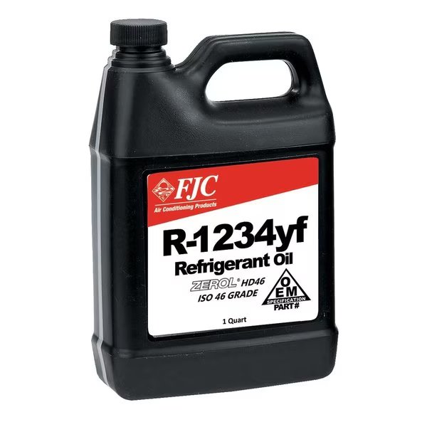 R1234Yf Refrigerant Oil, 1 Quart, Fjc, Mfr#: 2459
