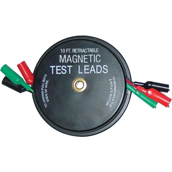 3 x 10' Magnetic Retractable Test Leads, Lang Tools, Mfr#: 1135