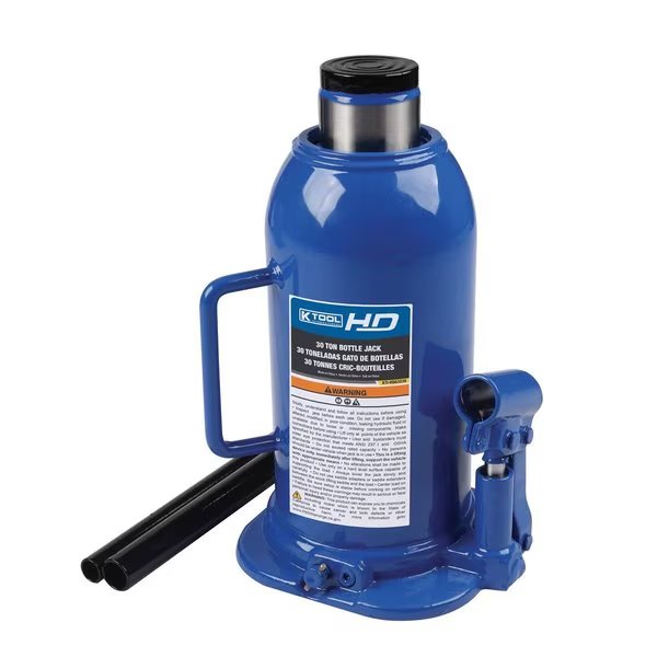 30 Ton Manual Hd Bottle Jack, K-Tool International, Mfr#: KTIHD63230