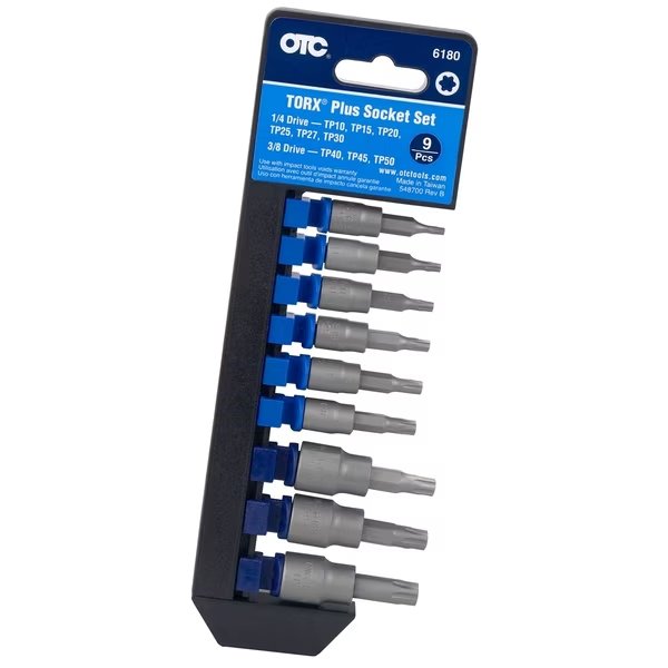 Torx Plus 9Pc Set, Otc, Mfr#: 6180