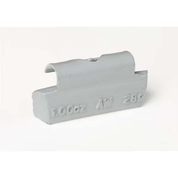 150 oz AW style Plasteel clipon weight, Plombco, Mfr#: PLO10538