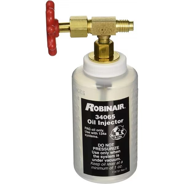 Inj A/C Ref Oil R134A, Robinair, Mfr#: 34065