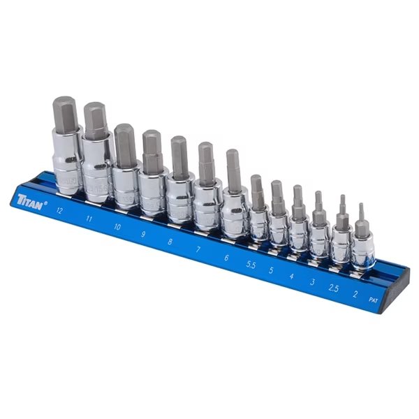 13-Pc Metric Hex Bit Socket Set, Star Asia, Mfr#: 16124