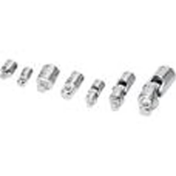 7Pc Chrome Adapter And Universal Joint Set, Star Asia, Mfr#: 17407