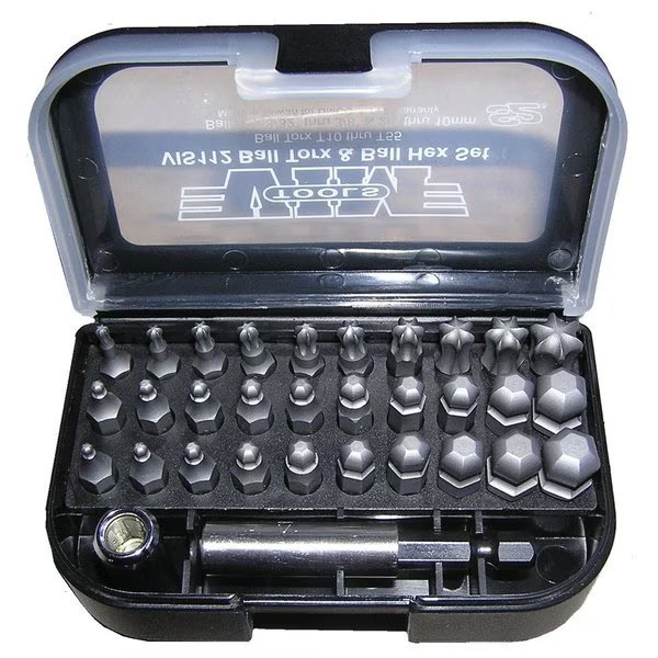 32 Piece Master Ball Drive Bit Set, Vim Products, Mfr#: VIS112