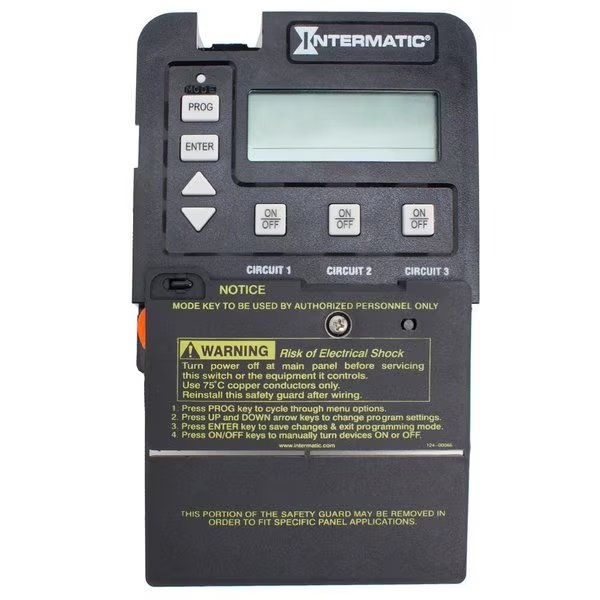 Digital 3-Circuit Time Control-Mech Only, Intermatic, Mfr#: P1353ME