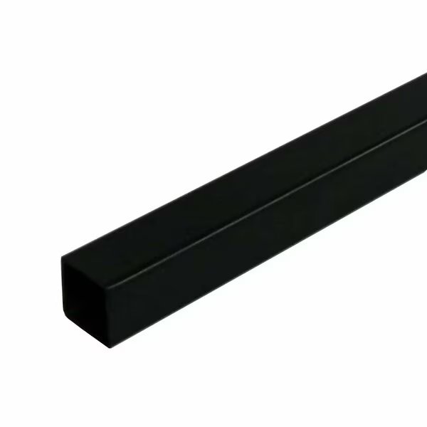 Square Steel Tube  Black, 94in x 1in x 1in QR 1 End, Eztube, Mfr#: 100-102-94 BK 1QR