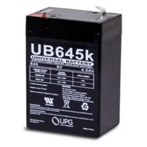 Replacement For Tork 0640 Emergency Lighting 5Ah Agm With F1 Terminals Battery, Ilb Gold, Mfr#: WX-69RJ-5